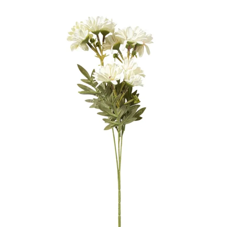 Kunstbloem madelief - wit - 66 cm