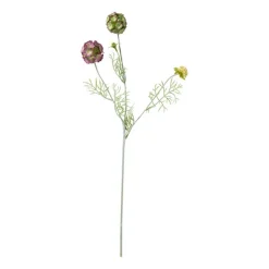 Kunstbloem scabiosa - 62 cm - diverse varianten