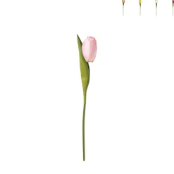 Kunstbloem tulp - multikleur - 30 cm - diverse varianten
