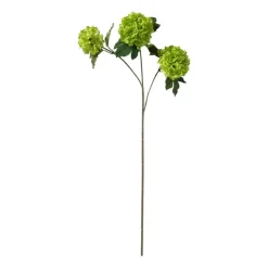 Kunstbloem viburnum - groen - 69 cm