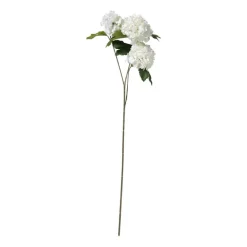 Kunstbloem viburnum - wit - 69 cm