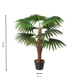 Kunstplant Chinese waaierpalm - 90 cm