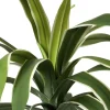 Kunstplant palm op lange steel - groen - ø15x90 cm