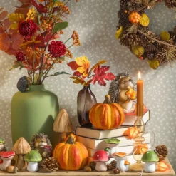 Kunsttak herfst - oranje - 60 cm