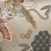 Kussen jacquard - beige - 45x45 cm