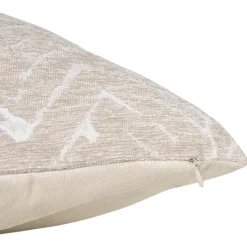 Kussen jacquard zigzag - beige - 45x45 cm
