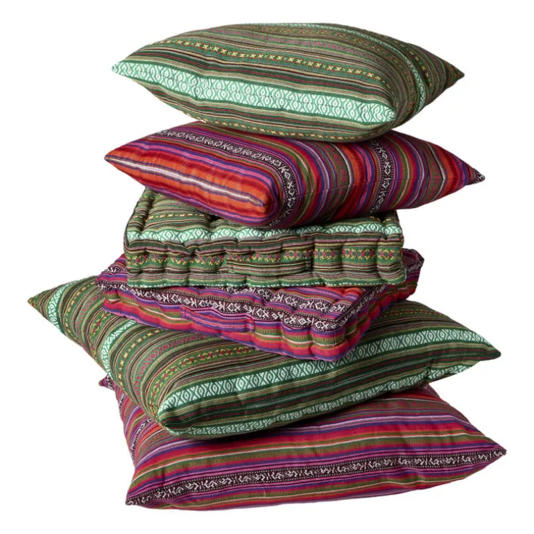 Kussen mexican groot - groen - 60x60 cm