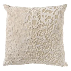 Kussen velvet animal - beige - 45x45 cm