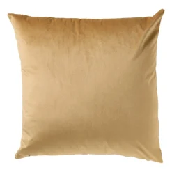 Kussen velvet schubben - bruin - 45x45 cm