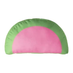 Kussen watermeloen - roze/groen -37x20 cm