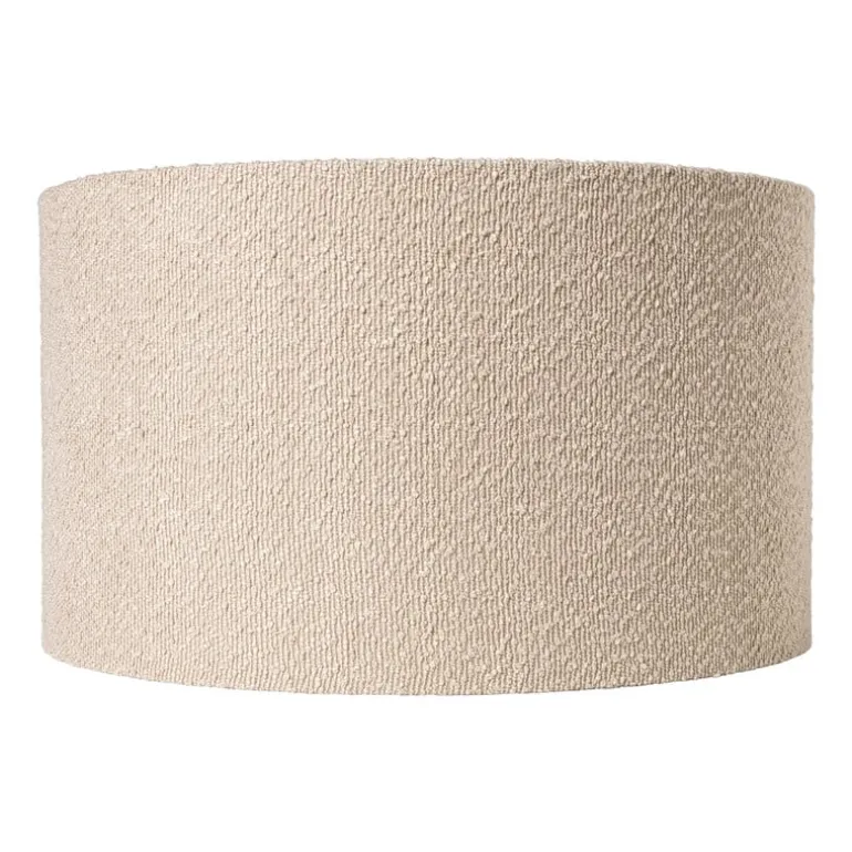 Lampenkap bouclé - beige - ø45x26 cm