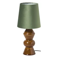 Lampenkap taps mini - groen - ø17x13 cm