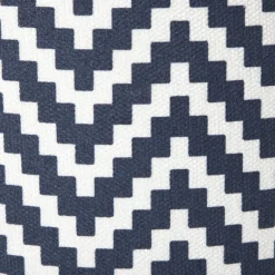 Lampenkap zigzag groot - zwart/wit - ø24.5x17.5 cm