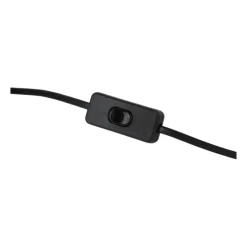 Lampenvoet - zwart - 25 cm