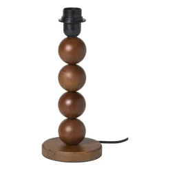 Lampvoet bollen - bruin - ø13x31.5 cm