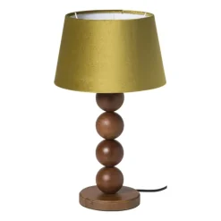 Lampvoet bollen - bruin - ø13x31.5 cm