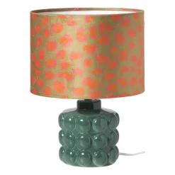 Lampvoet bollen - groen - ø13x22 cm