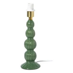 Lampvoet bollen - groen - ø8.5x30 cm
