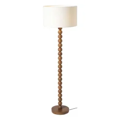 Lampvoet bollen hoog - bruin - ø25x130 cm