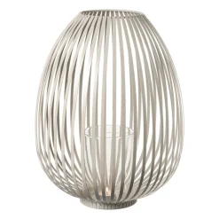 Lantaarn lira groot - beige - ø30.5x39.5 cm