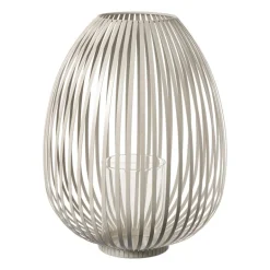 Lantaarn lira groot - beige - ø30.5x39.5 cm
