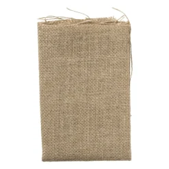 Lapjesstof jute - bruin - 50x40 cm