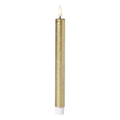 LED dinerkaars - goudkleurig - ø2.2x24.5 cm