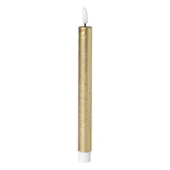 LED dinerkaars - goudkleurig - ø2.2x24.5 cm