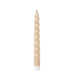LED dinerkaars twist - beige - ø2.5x24.5 cm