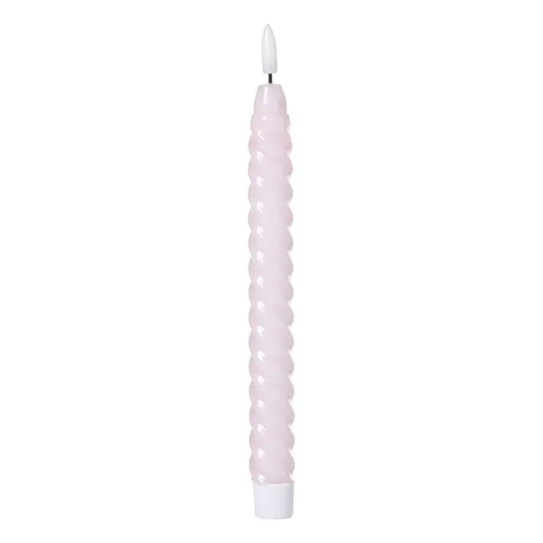 LED dinerkaars twist smal - paars - ø2.5x24.5 cm
