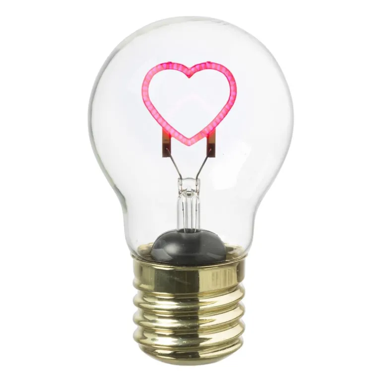 Ledlamp hartje - 7x7x12 cm