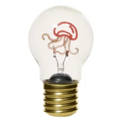 Ledlampje kwal - paars - ø7x12 cm