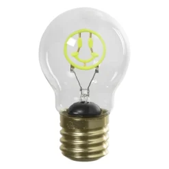 Ledlampje smiley - groen - ø7x12 cm