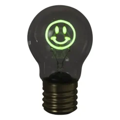 Ledlampje smiley - groen - ø7x12 cm