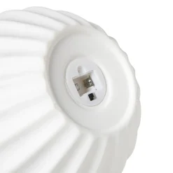 LED lamp keramiek laag - wit - 13x15.5x15.5 cm