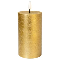 LED stompkaars groot - goud - ø7x13 cm
