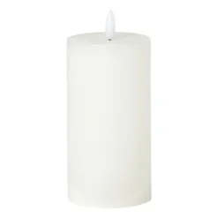 LED stompkaars groot - wit - ø7x13 cm