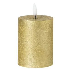 LED stompkaars klein - goud - ø7x9 cm
