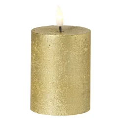 LED stompkaars klein - goud - ø7x9 cm