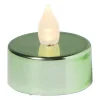 LED waxinelichten - groen - set van 5