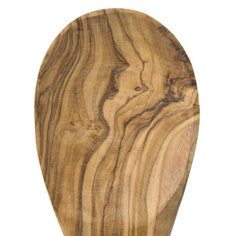 Lepel olijfhout - bruin - 30 cm