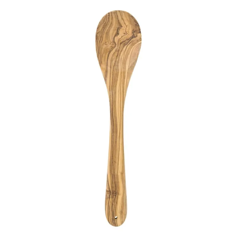 Lepel olijfhout - bruin - 30 cm