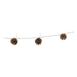 Lichtslinger dennenappels - bruin - 165 cm