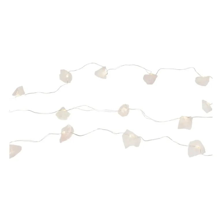 Lichtslinger zoutsteen - warm wit - 220 cm