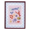 Lijst met poster market - multikleur - 30x40 cm
