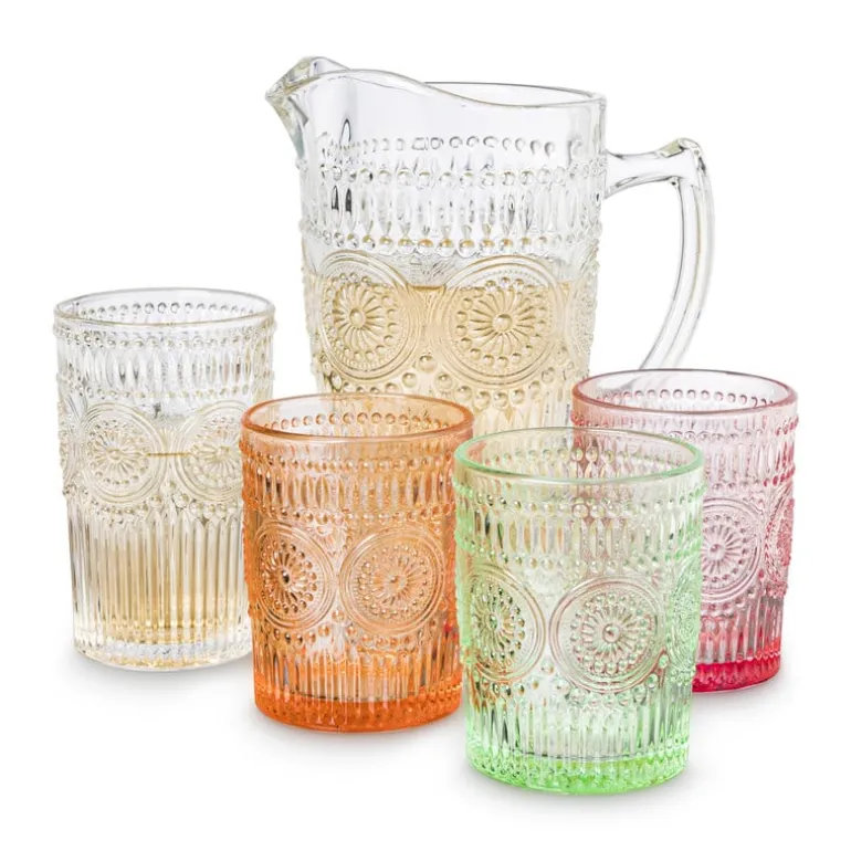 Longdrinkglas romantic - transparant - 400 ml