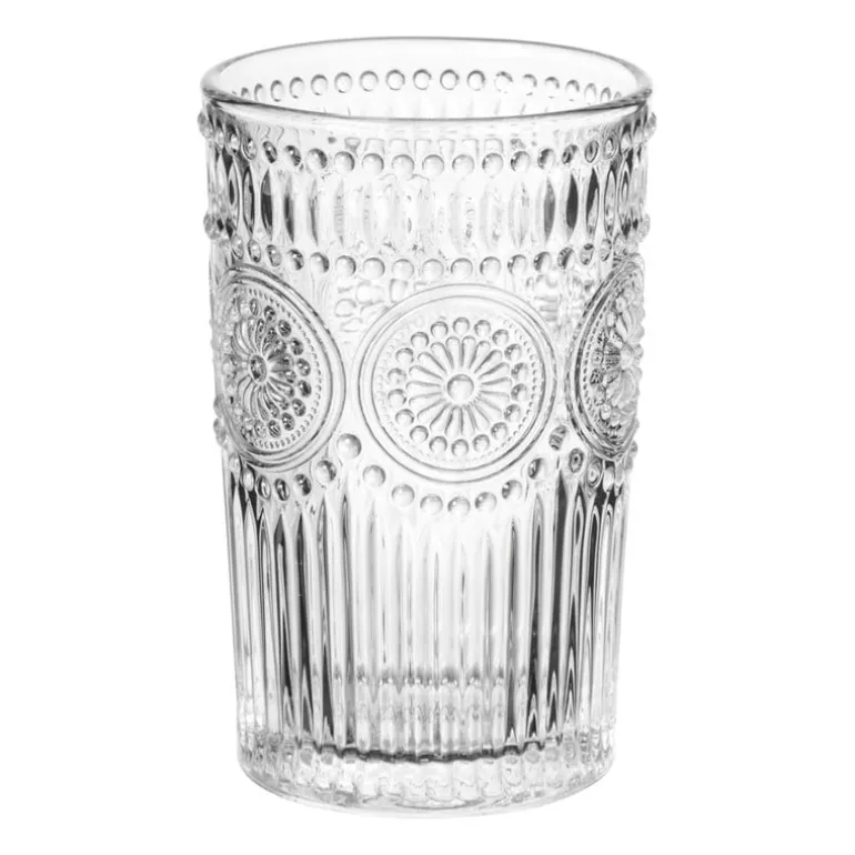 Longdrinkglas romantic - transparant - 400 ml