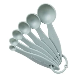 Maatlepeltjes - blauw - set van 6