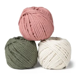Macrame touw - naturel - 40 m