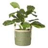 Mand colors - groen/bruin - ø21x18 cm